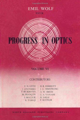 Imagen de archivo de Progress in Optics Volume 6, Volume 6 a la venta por Zubal-Books, Since 1961