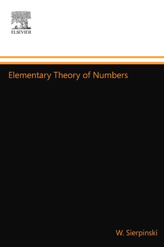 Stock image for Elementary Theory of Numbers: Second English Edition (edited by A. Schinzel) for sale by Revaluation Books