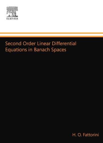 9780444558039: Second Order Linear Differential Equations in Banach Spaces