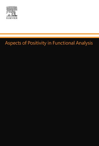 9780444558220: Aspects of Positivity in Functional Analysis