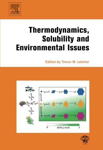 9780444559067: Thermodynamics, Solubility and Environmental Issues