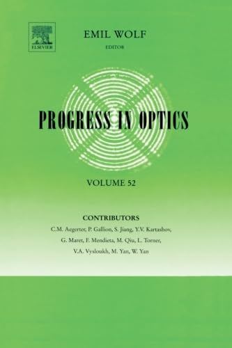 Imagen de archivo de Progress in Optics a la venta por Revaluation Books