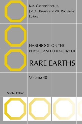 Stock image for Handbook on the Physics and Chemistry of Rare Earths (Volume 40) for sale by Revaluation Books