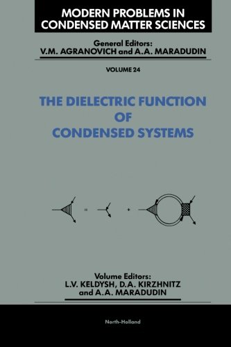 Imagen de archivo de The Dielectric Function of Condensed Systems, Volume 24 a la venta por Revaluation Books