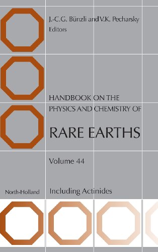 Beispielbild fr Handbook on the Physics and Chemistry of Rare Earths, Volume 44 zum Verkauf von Ria Christie Collections