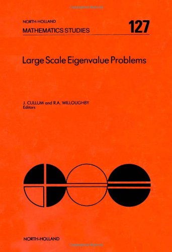 Imagen de archivo de Large scale eigenvalue problems: Proceedings of the IBM Europe Institute Workshop on Large Scale Eigenvalue Problems held in Oberlech, Austria, July 8-12, 1985 (North-Holland mathematics studies) a la venta por A Squared Books (Don Dewhirst)