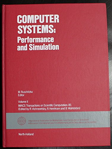 9780444700810: Computer Systems - Performance and Simulation (11th, v. 2) (Systems Simulations and Scientific Computation: World Congress Proceedings)