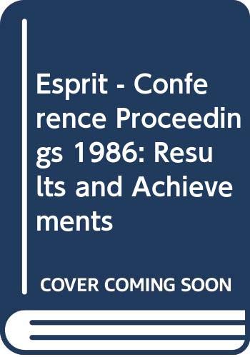 Beispielbild fr Esprit - Conference Proceedings: Results and Achievements zum Verkauf von Ammareal