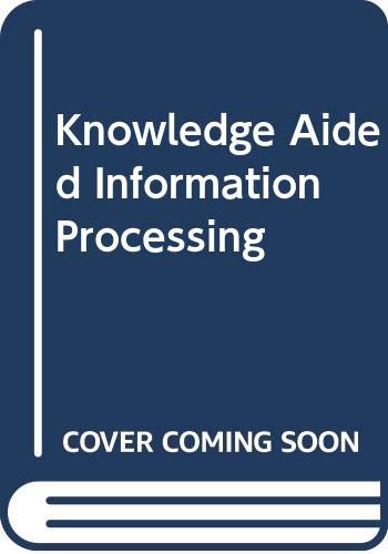 Beispielbild fr Knowledge Aided Information Processing zum Verkauf von Ammareal