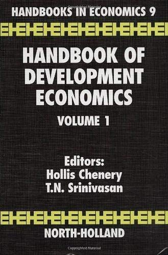 9780444703378: Handbook of Development Economics, Vol. 1 (Volume 1)