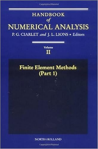 Beispielbild fr Handbook of Numerical Analysis: Finite Element Methods zum Verkauf von Ammareal