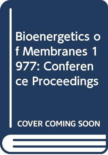 Imagen de archivo de Bioenergetics of Membranes a la venta por TranceWorks