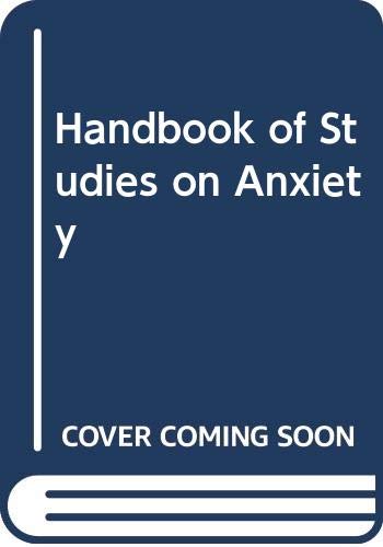 Stock image for Handbook Studies On Anxiety. for sale by G. & J. CHESTERS