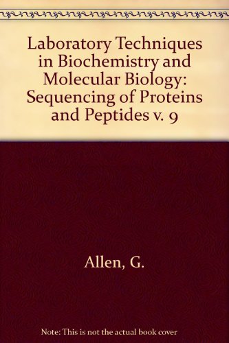 9780444802545: Sequencing of proteins and peptides (Laboratory techniques in biochemistry and molecular biology)