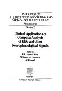 Beispielbild fr Clinical Applications of Computer Analysis of Eeg and Other Neurophysiological Signals (Handbook of Electroencephalography and Clinical Neurophysiolo) (v. 2) zum Verkauf von Mispah books