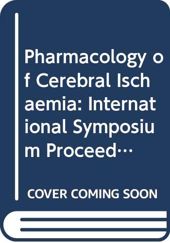 Beispielbild fr Pharmacology of Cerebral Ischemia. zum Verkauf von Klaus Kuhn Antiquariat Leseflgel