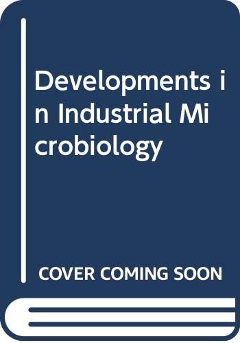 Stock image for Developments in Industrial Microbiology for sale by Zubal-Books, Since 1961