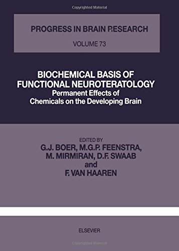 Stock image for Biochemical Basis of Functional Neuroteratology: Permanent Effects of Chemicals on the Developing Brain (Progress in Brain Research) for sale by Phatpocket Limited