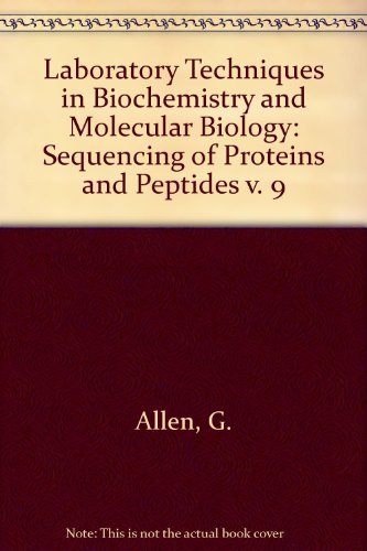 9780444810212: Sequencing of Proteins and Peptides (v. 9) (Laboratory Techniques in Biochemistry and Molecular Biology)