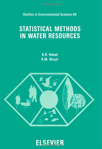 9780444814630: Statistical Methods in Water Resources