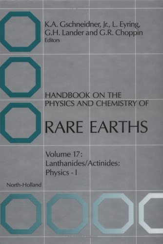 Stock image for Handbook on the Physics and Chemistry of Rare Earths: Lanthanides/Actinides : Physics-I for sale by Buchpark