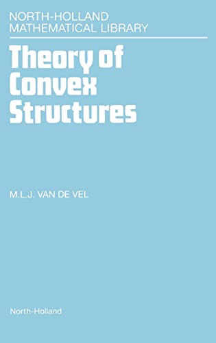 Stock image for THEORY OF CONVEX STRUCTURES for sale by Second Story Books, ABAA