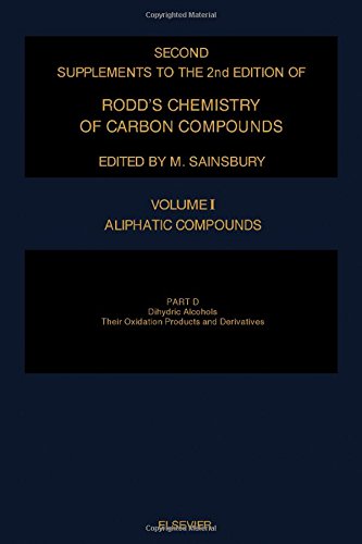 Beispielbild fr Second Supplements to the 2nd Edition of Rodd's Chemistry of Carbon Compounds : Aliphatic Compounds: Part D: Dihydric Alcohols: Their Oxidation Products and . Chemistry of Carbon Compounds 2nd Edition) zum Verkauf von Zubal-Books, Since 1961