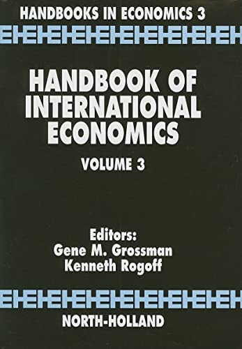 Stock image for Handbook of International Economics Volume 3 (Handbooks in Economics) for sale by Revaluation Books