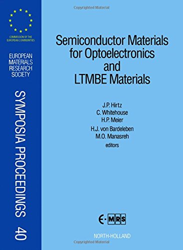 9780444817693: Semiconductor Materials for Optoelectronics and LTMBE Materials: Proceedings of Symposium A and Symposium B of the 1993 E-MRS Spring Conference, ... Research Aociety Symposia Proceedings S.)