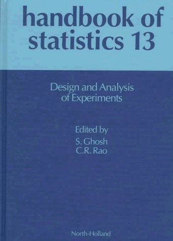 9780444820617: Design and Analysis of Experiments (Volume 13) (Handbook of Statistics, Volume 13)