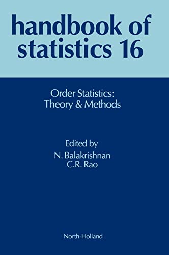 Stock image for Order Statistics: Theory & Methods (Handbook of Statistics 16) (Handbook of Statistics, Volume 16) for sale by Phatpocket Limited