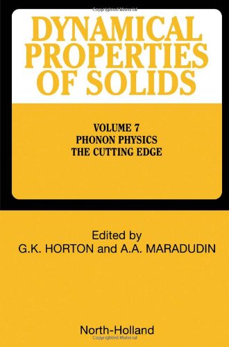 Stock image for Dynamical Properties of Solids, Vol. 7 for sale by Books Puddle