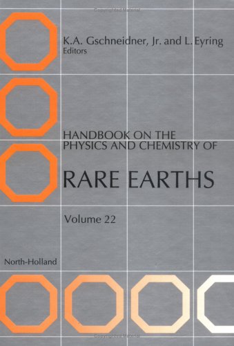 Stock image for Handbook on the Physics and Chemistry of Rare Earths (22) for sale by Buchpark