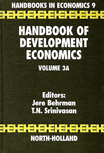 Beispielbild fr Handbook of Development Economics, Vol. 3A (Volume 3A) zum Verkauf von Wonder Book