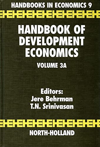 Stock image for Handbook of Development Economics, Vol. 3A (Volume 3A) for sale by Wonder Book