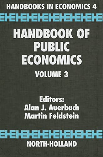 Imagen de archivo de Handbook of Public Economics: Volume 3 a la venta por Brook Bookstore On Demand