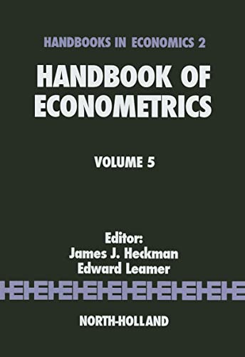 Stock image for Handbook of Econometrics (Volume 5) (Handbooks in Economics, Volume 5) for sale by SecondSale
