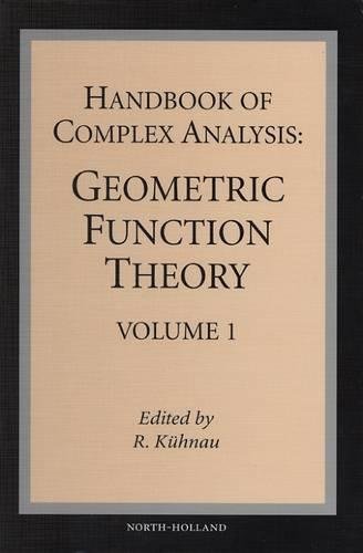 Beispielbild fr Handbook of Complex Analysis,1: Geometric Function Theory: v. 1 zum Verkauf von Chiron Media