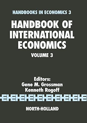 Stock image for Handbook of International Economics Volume 3 (Handbooks in Economics) for sale by Revaluation Books