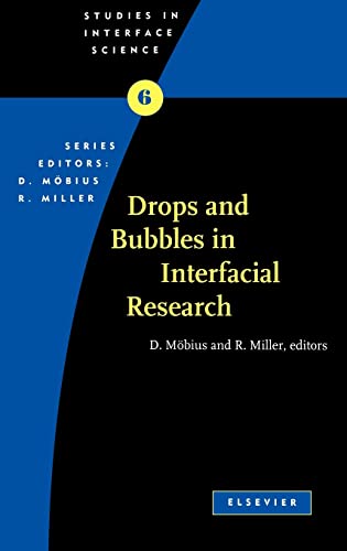 Stock image for D. Mobius. Reinhard Miller. Studies in Interface Science Volume 6. Elsevier. 1998. Hardcover. Very good.xi,715pp. Drops and Bubbles in Interfacial Research. for sale by Antiquariaat Ovidius