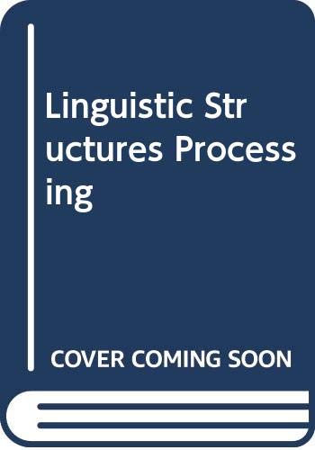 Stock image for Linguistic structures processing (Fundamental studies in computer science) for sale by Books Unplugged