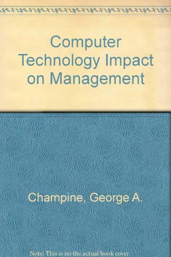 Stock image for Computer technology impact on management for sale by dsmbooks