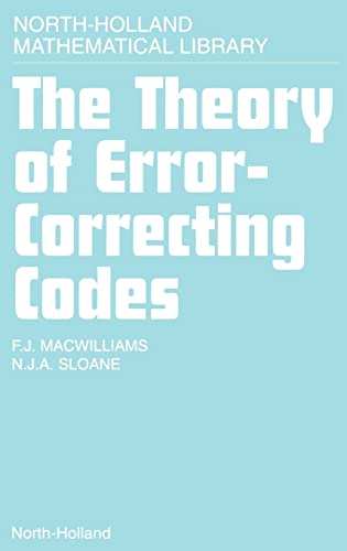 9780444851932: The Theory of Error-Correcting Codes (Volume 16) (North-Holland Mathematical Library, Volume 16)
