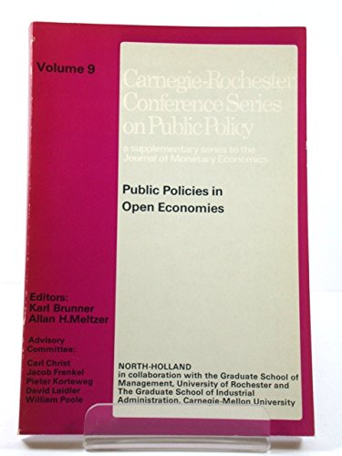 9780444852137: Public policies in open economies (Carnegie-Rochester conference series on public policy)