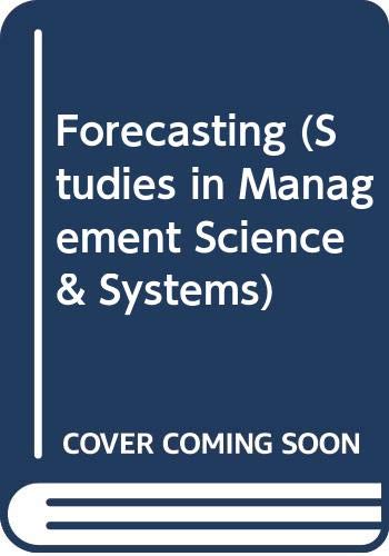 9780444852946: Forecasting: Studies in the Management Sciences: Vol. 12