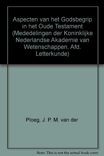 Stock image for Aspecten van het godsbegrip in het Oude Testament. for sale by Kloof Booksellers & Scientia Verlag