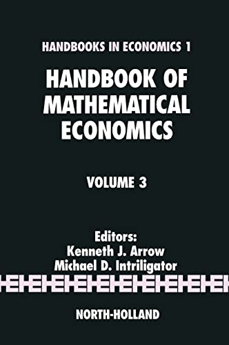 9780444861283: Handbook of Mathematical Economics: 3