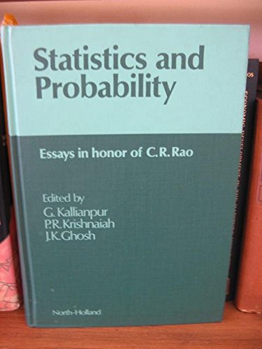 9780444861306: Statistics and Probability: Essays in Honor of C. R. Rao: Essays in Honour of C.R.Rao