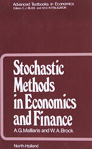 Stock image for Stochastic Methods in Economics and Finance for sale by Better World Books