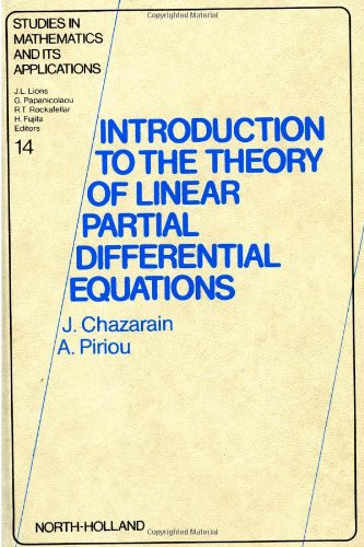 9780444864529: Introduction to the Theory of Linear Partial Differential Equations (Volume 14)
